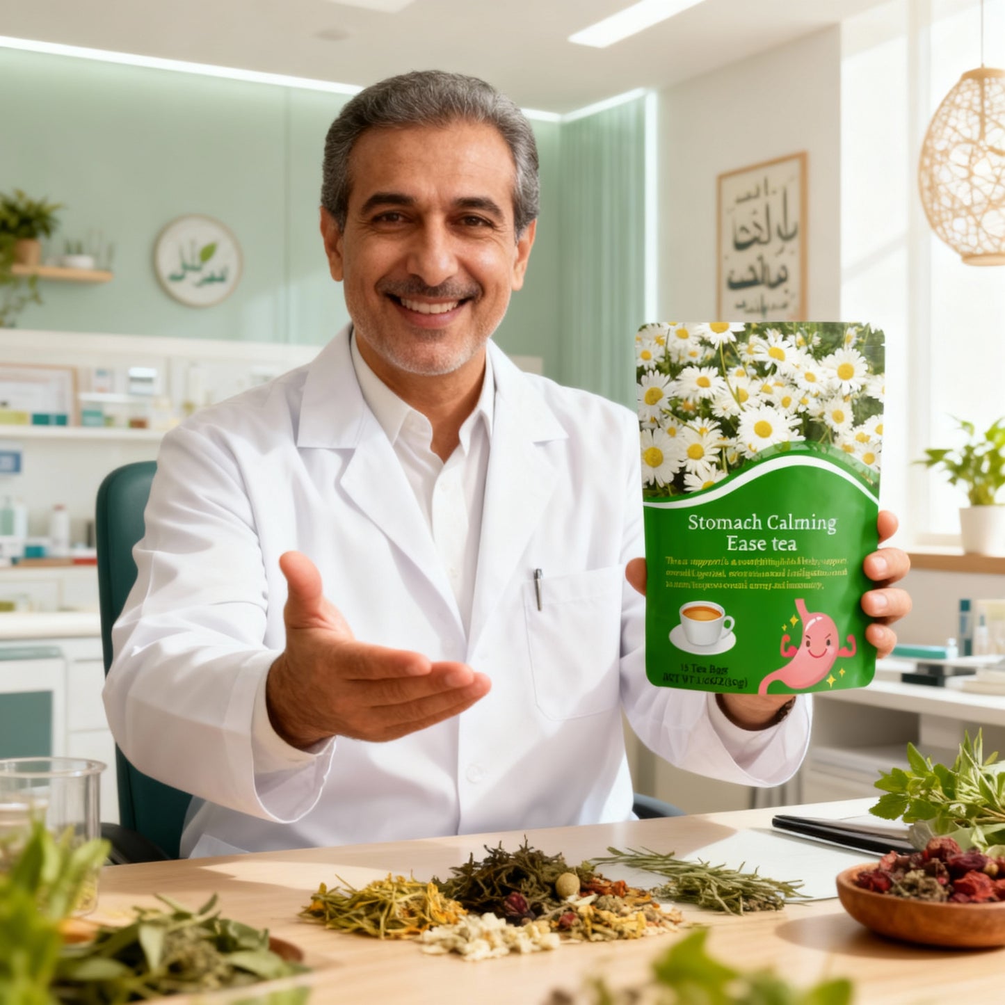 شاي الإغاثة العضوي للمعدة – راحتك تبدأ من الكوب الأول!
