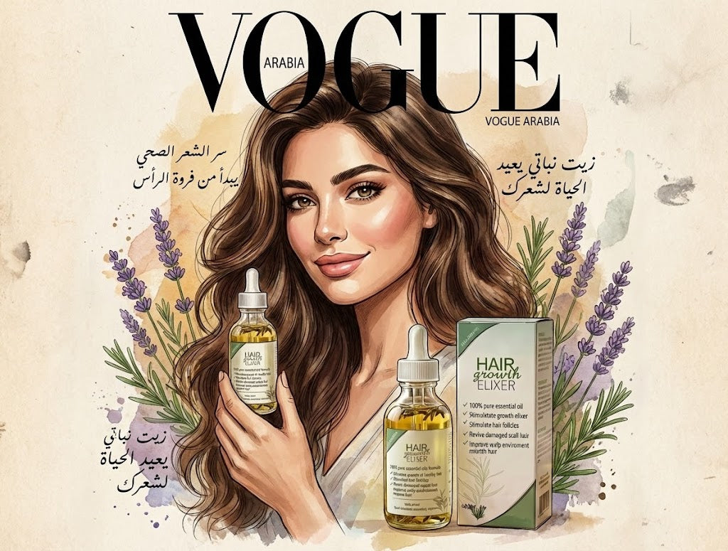 سيروم الشعر العضوي المكثّف ✨🌸 (Copy)